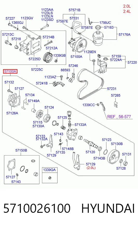 5710026100 Hyundai/Kia