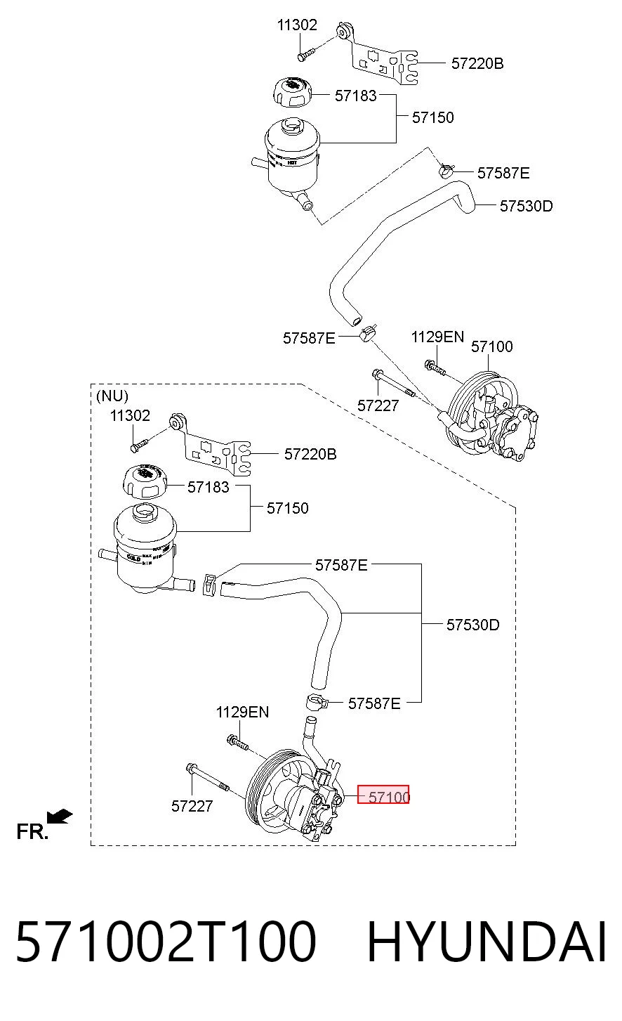 Pompa wspomagania hydraulicznego kierownicy KIA Optima III sedana (TF) (2010 - 2017) cena, od 179,63 USD