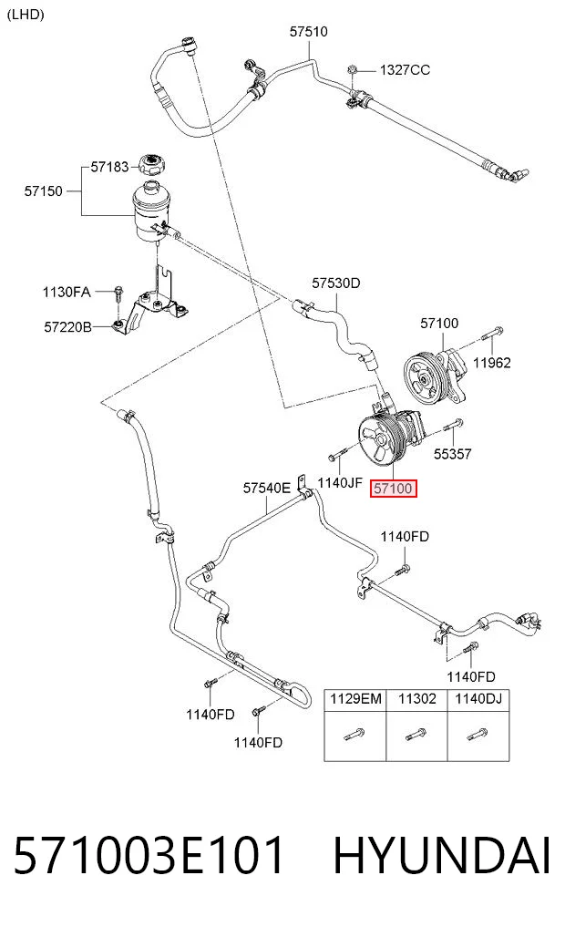 571003E101 Hyundai/Kia