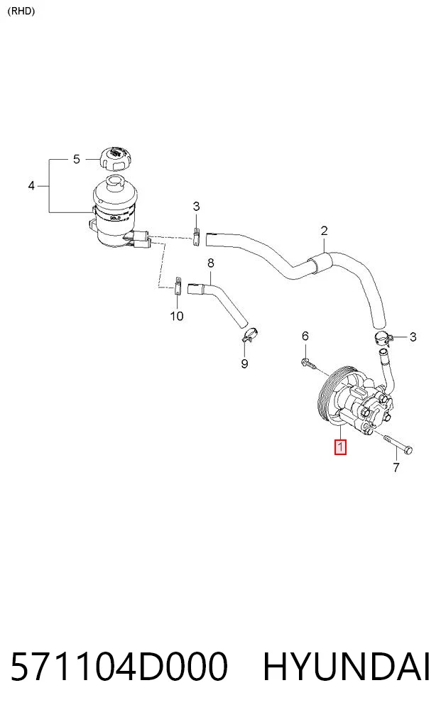 571104D000 Hyundai/Kia