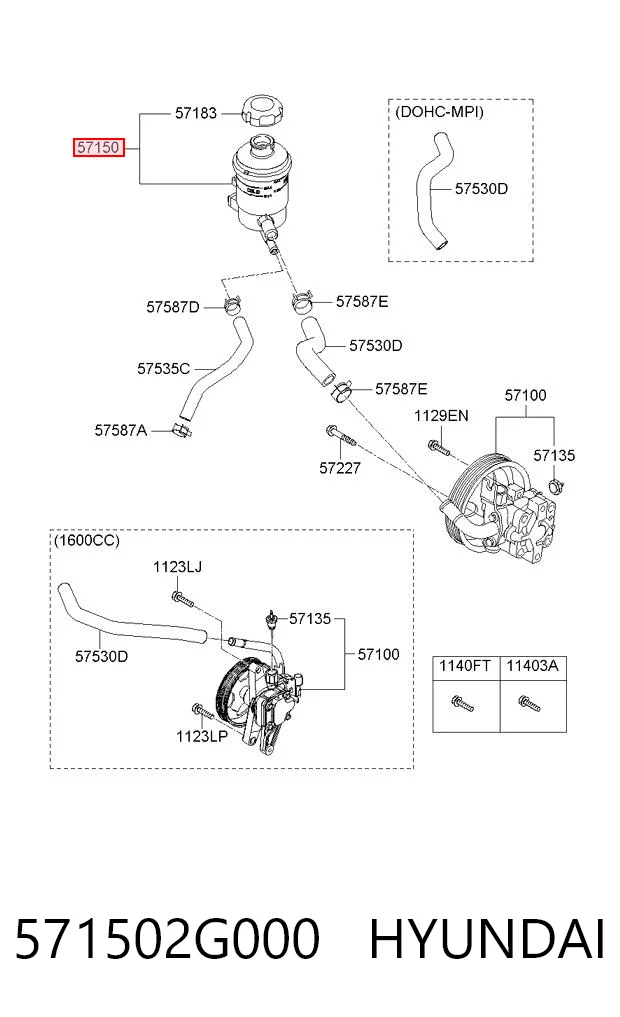 571502G000 Hyundai/Kia