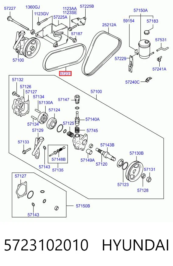 5723102010 Hyundai/Kia