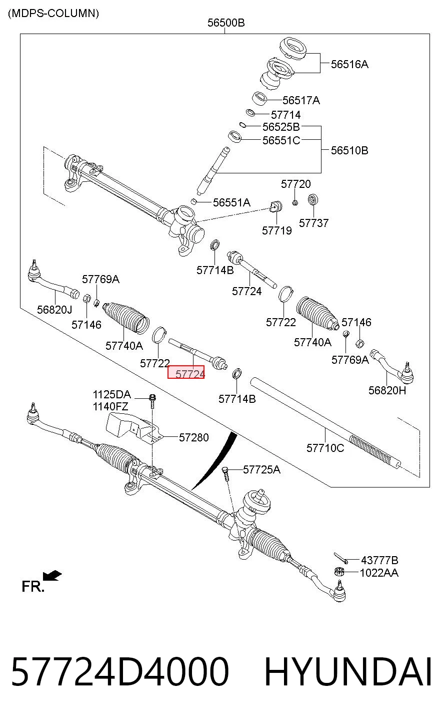 57724D4000 Hyundai/Kia