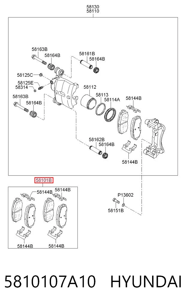 5810107A10 Hyundai/Kia