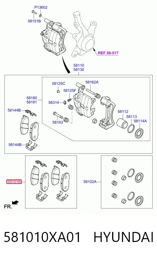581010XA01 Hyundai/Kia