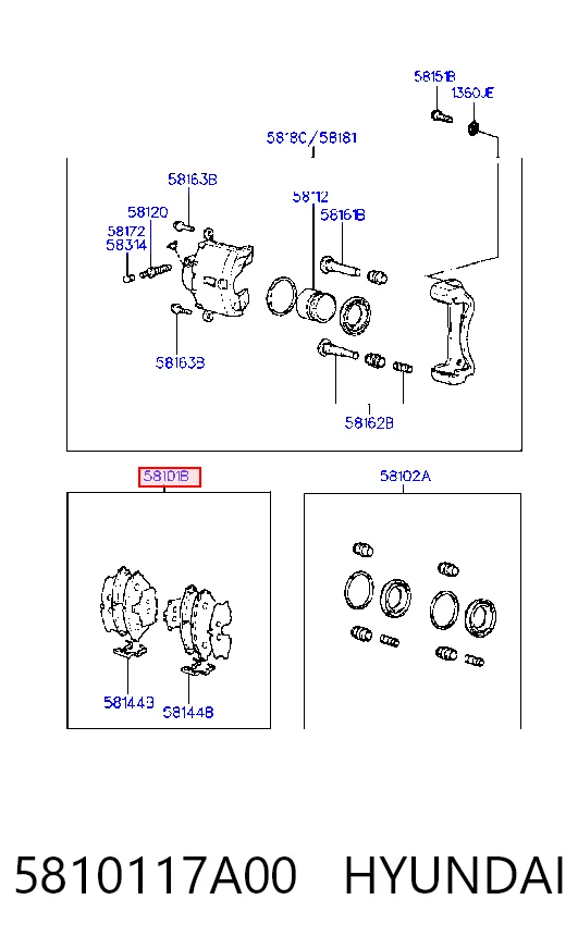 5810117A00 Hyundai/Kia