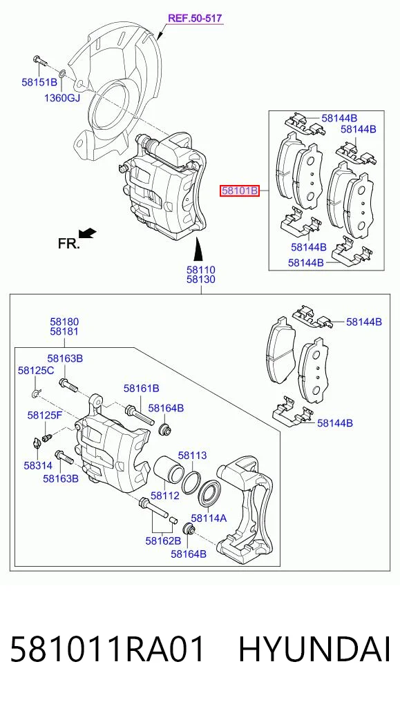 581011RA01 Hyundai/Kia