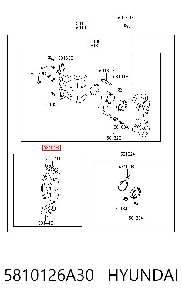 5810126A30 Hyundai/Kia