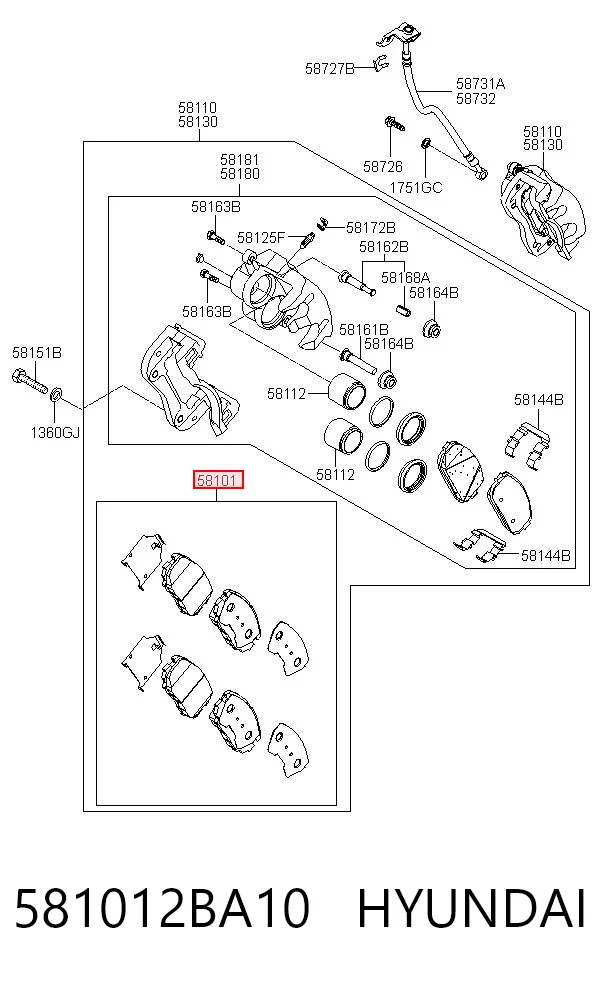 581012BA10 Hyundai/Kia