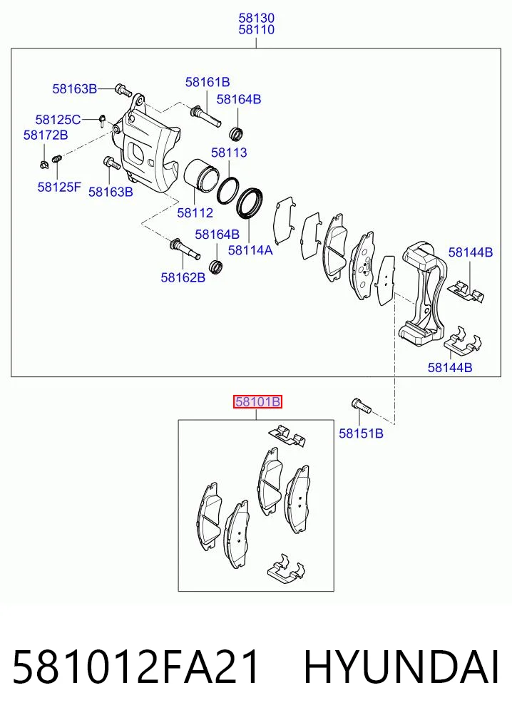 581012FA21 Hyundai/Kia