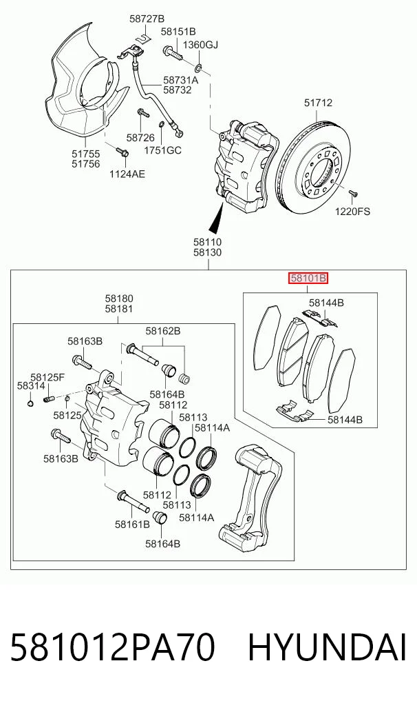 581012PA70 Hyundai/Kia