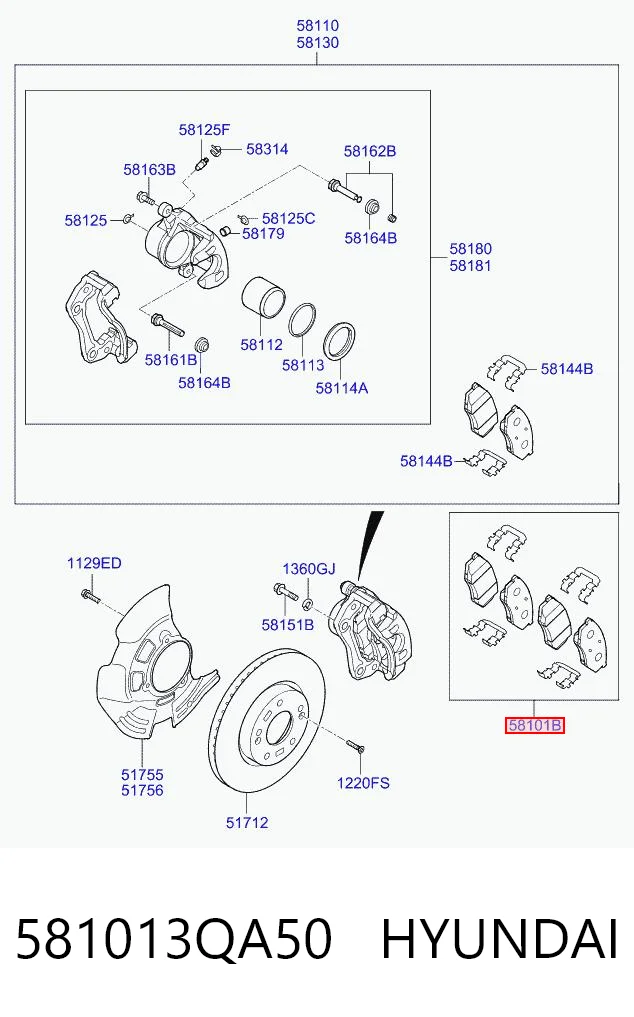 581013QA50 Hyundai/Kia