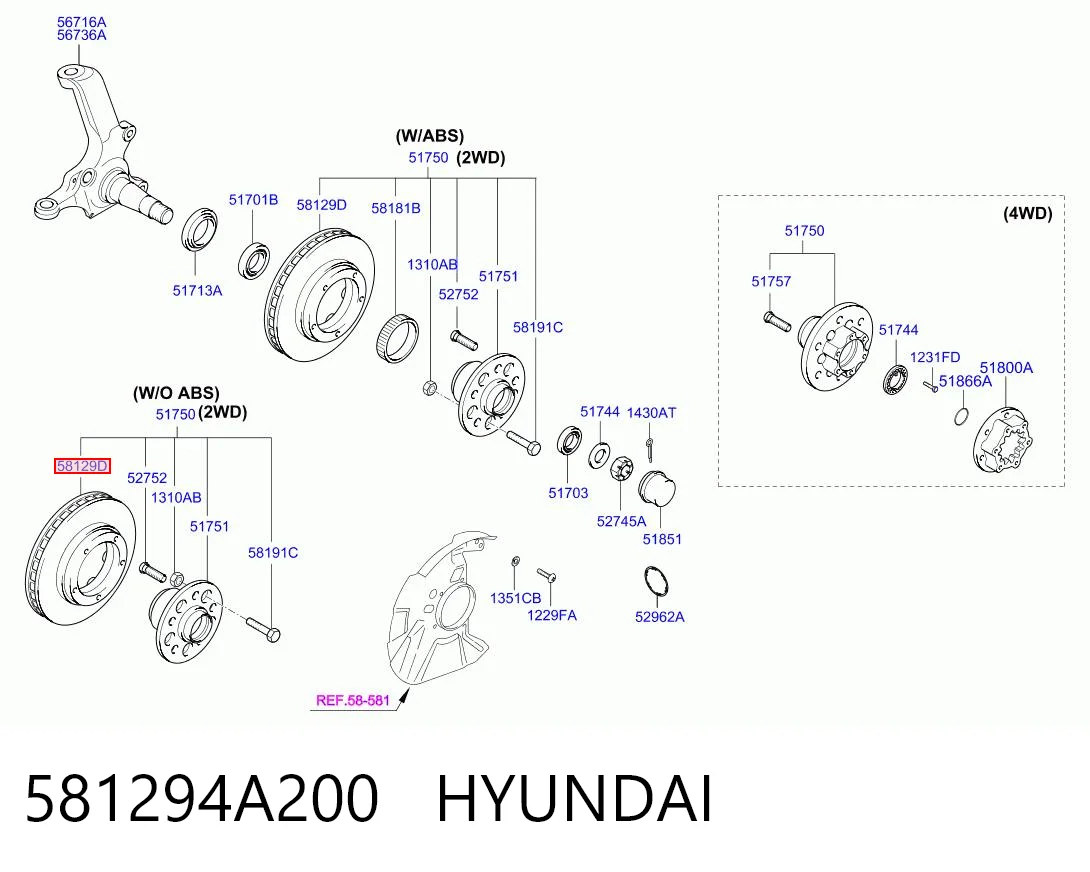 581294A200 Hyundai/Kia
