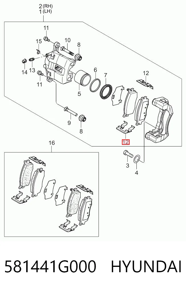 581441G000 Hyundai/Kia