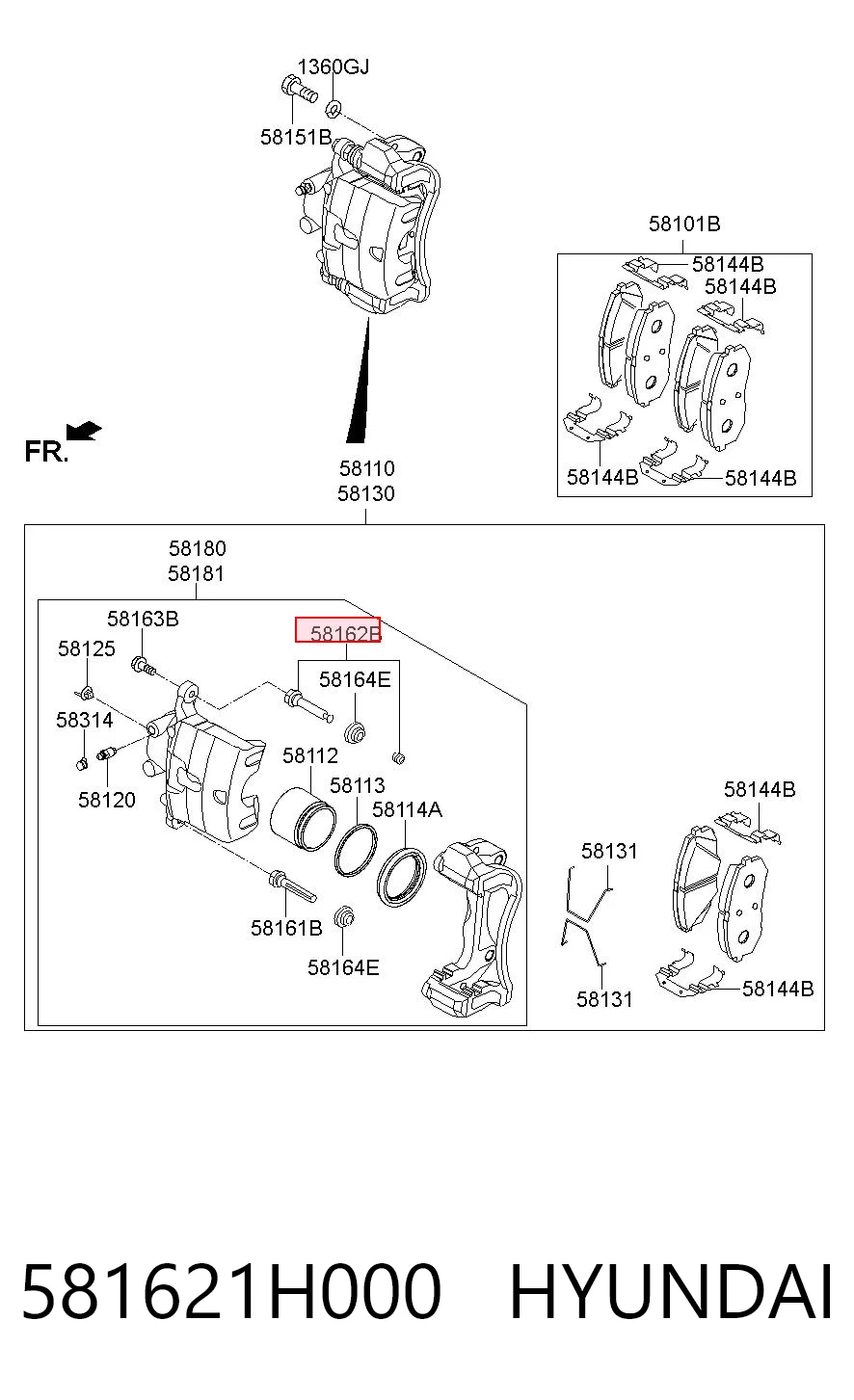 581621H000 Hyundai/Kia