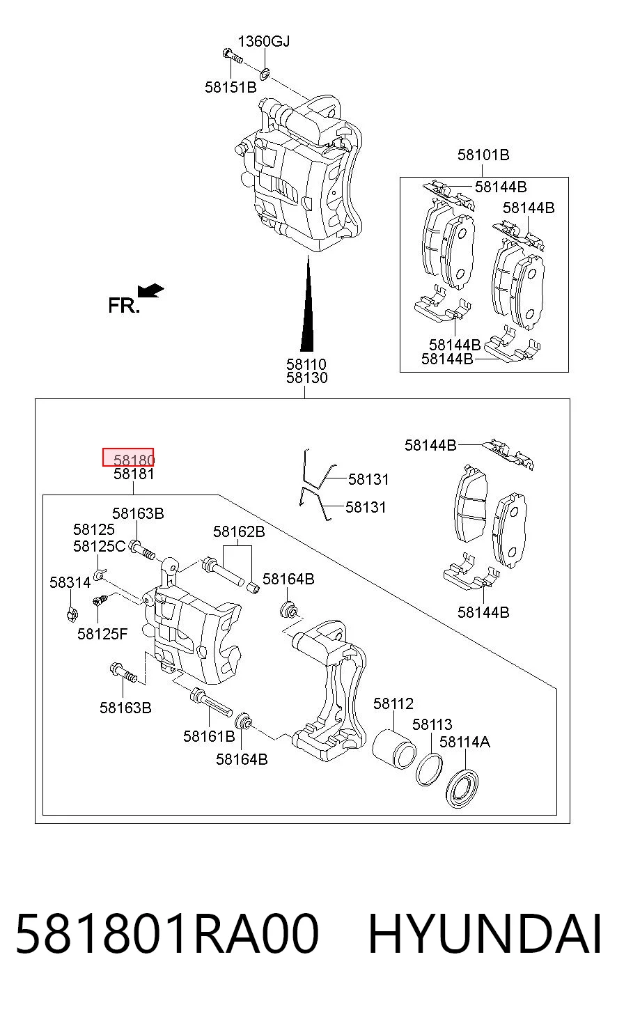 581801RA00 Hyundai/Kia
