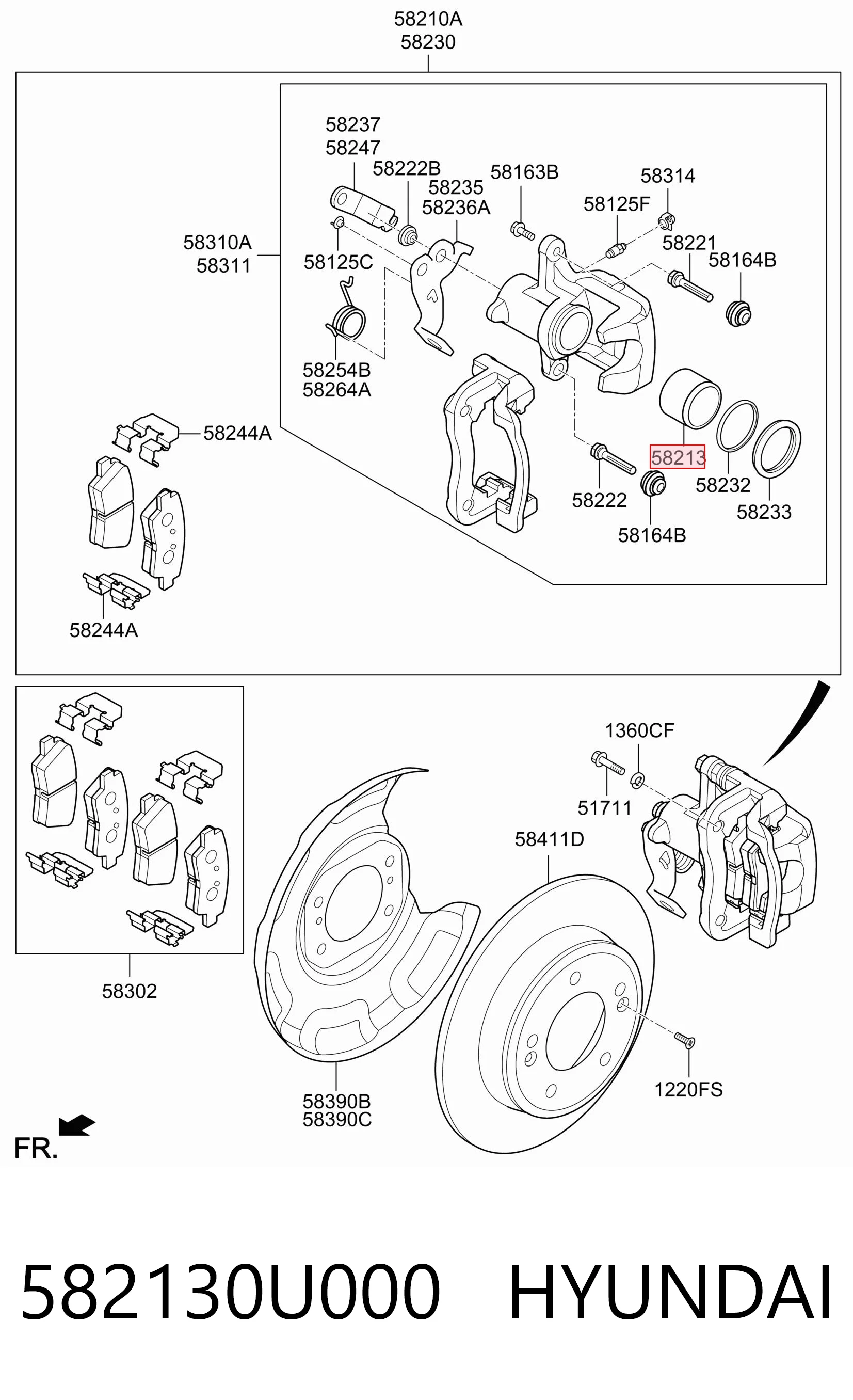 582130U000 Hyundai/Kia