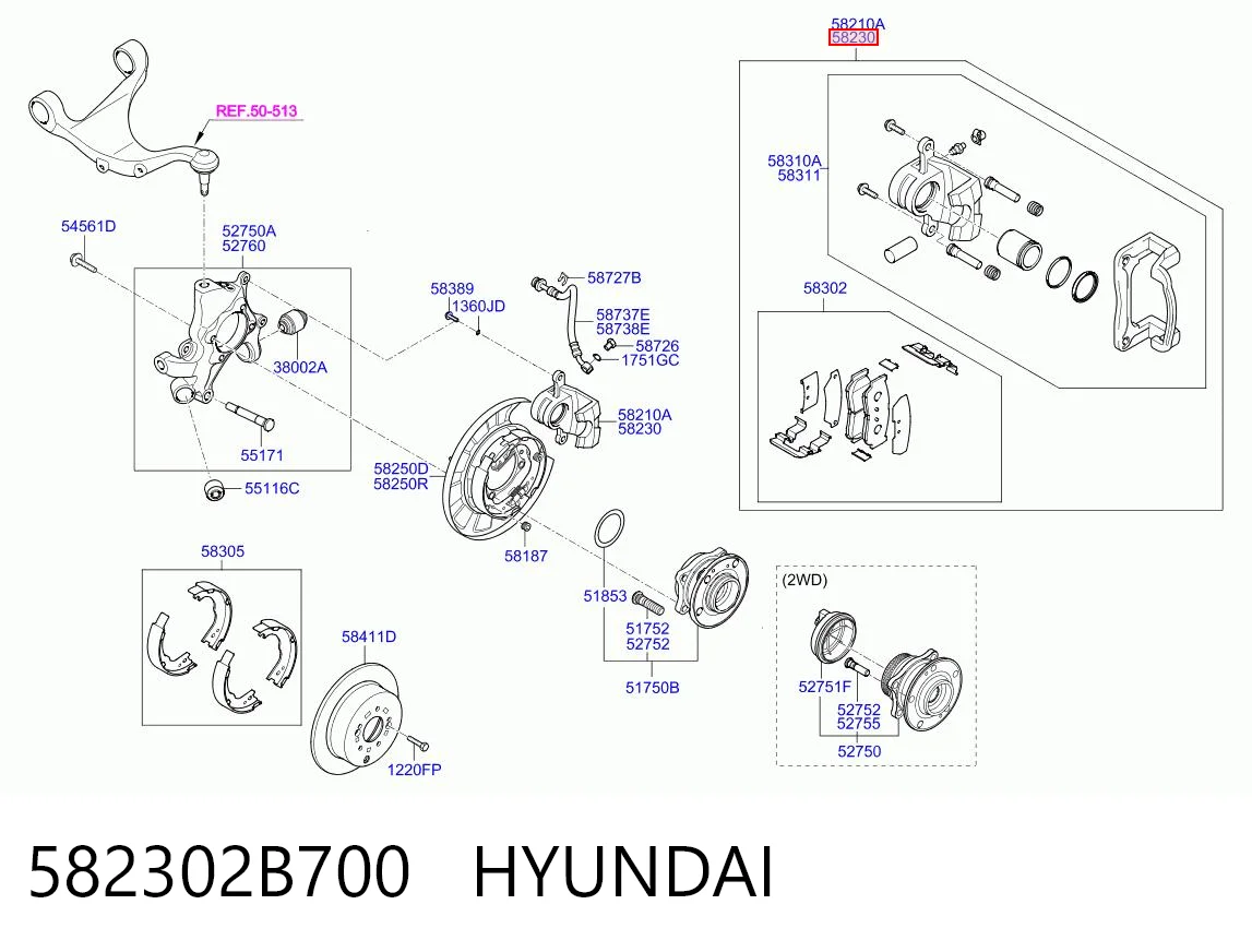 582302B700 Hyundai/Kia