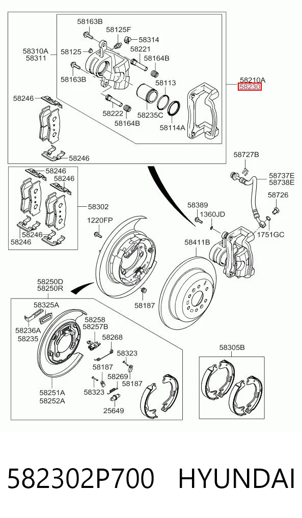 582302P700 Hyundai/Kia