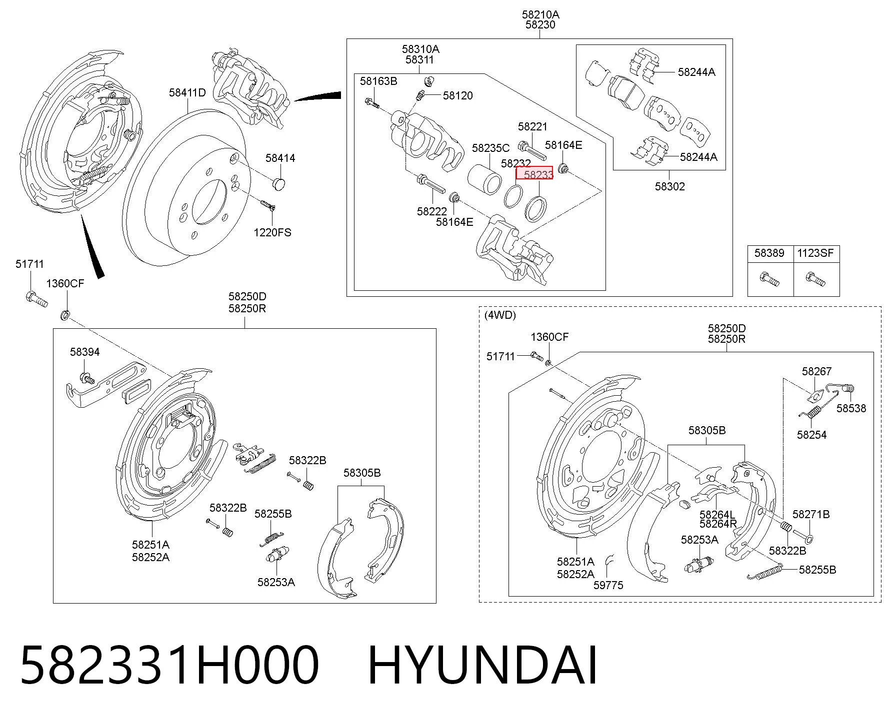582331H000 Hyundai/Kia