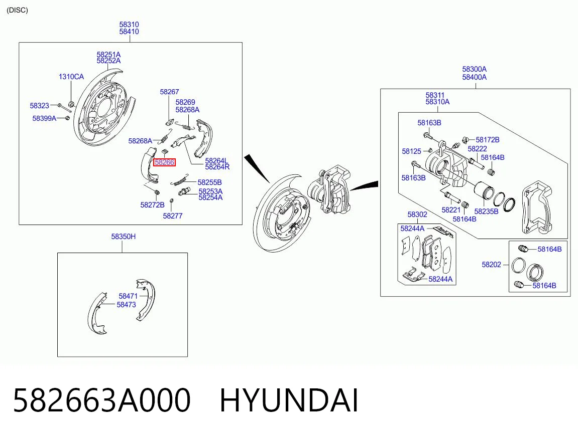 582663A000 Hyundai/Kia
