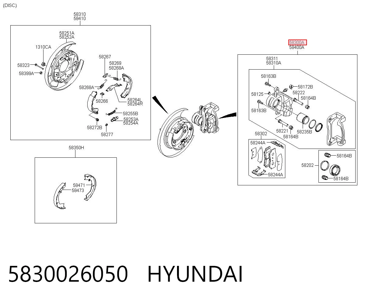 5830026050 Hyundai/Kia