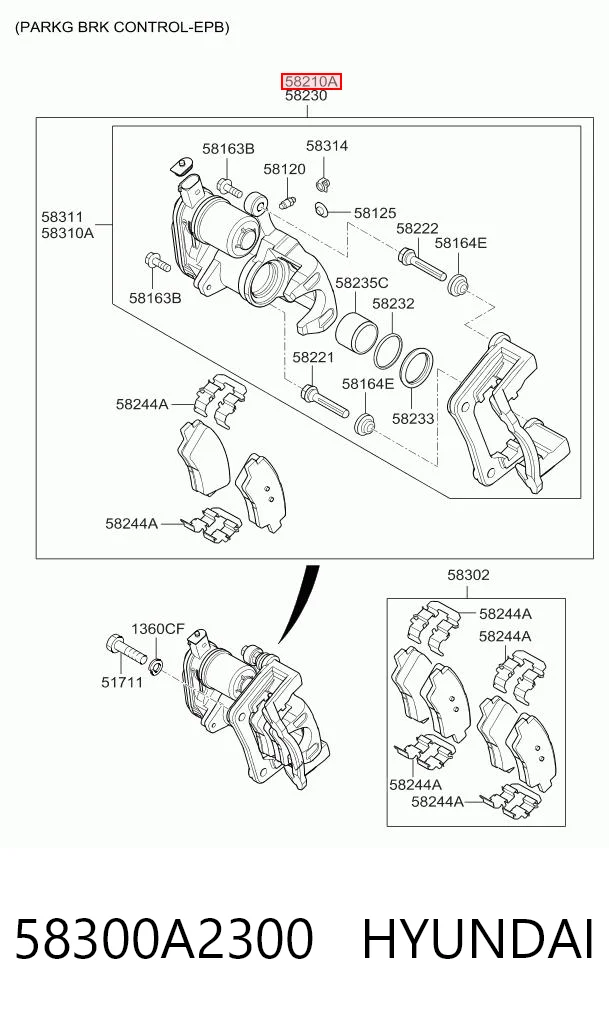 58300A2300 Hyundai/Kia