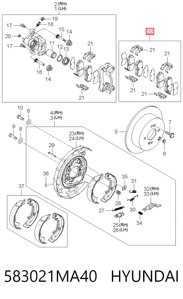 583021MA40 Hyundai/Kia