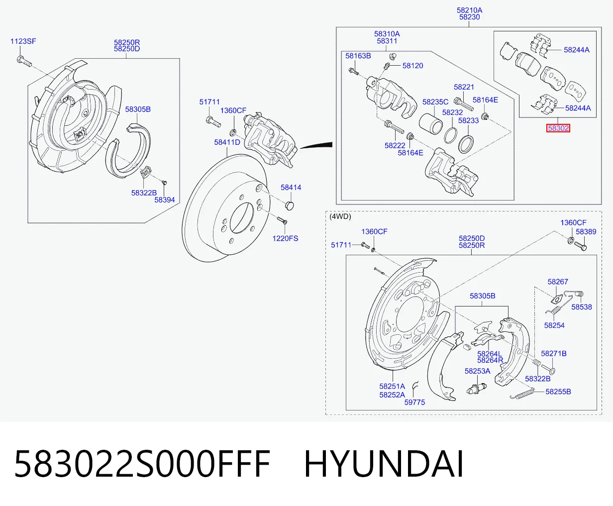 583022S000FFF Hyundai/Kia
