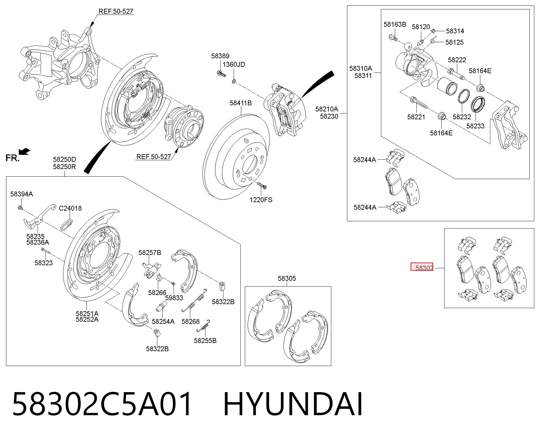 58302C5A01 Hyundai/Kia