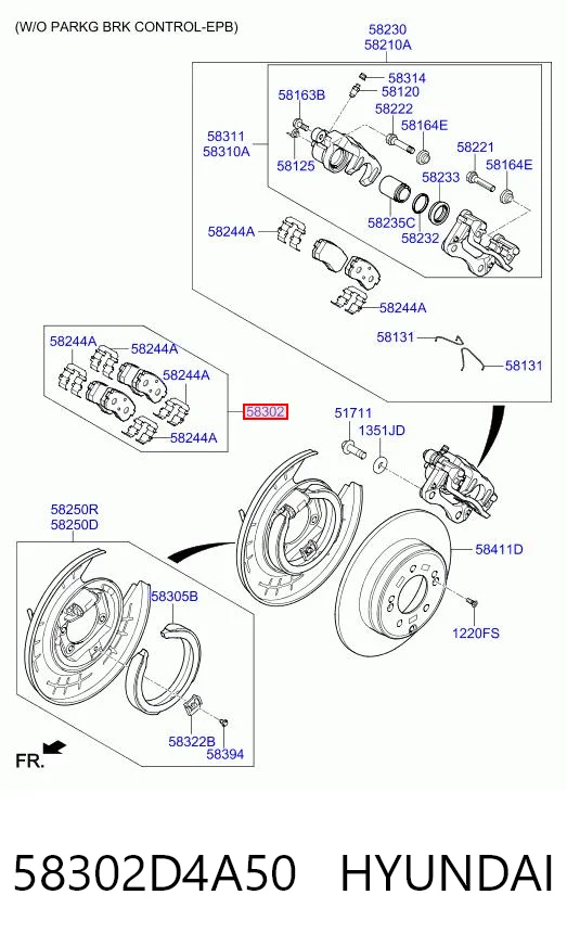 58302D4A50 Hyundai/Kia