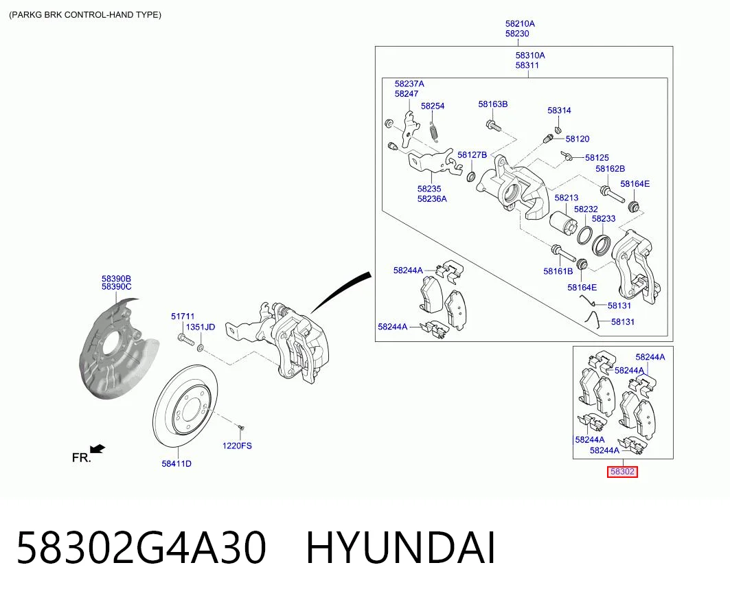 58302G4A30 Hyundai/Kia