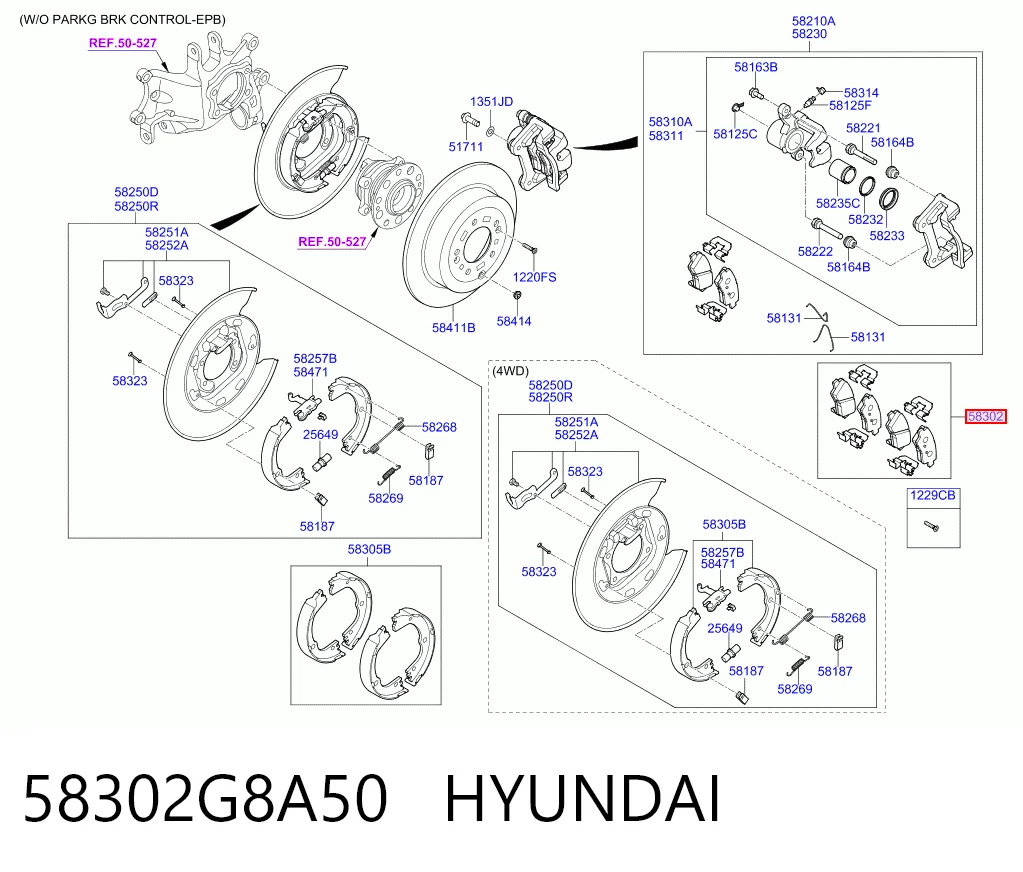 58302G8A50 Hyundai/Kia
