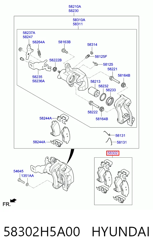 58302H5A00 Hyundai/Kia