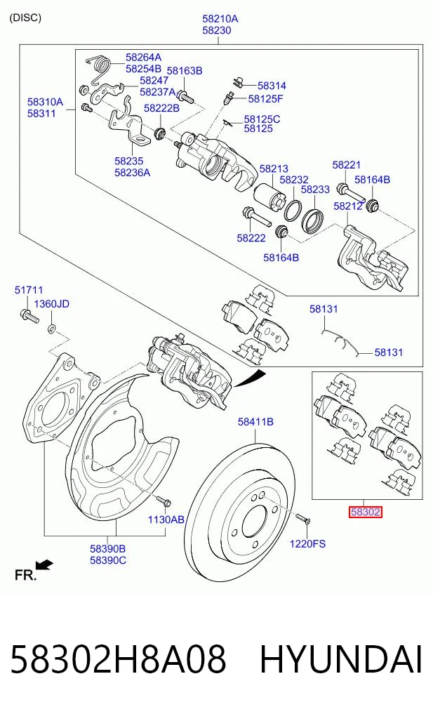 58302H8A08 Hyundai/Kia