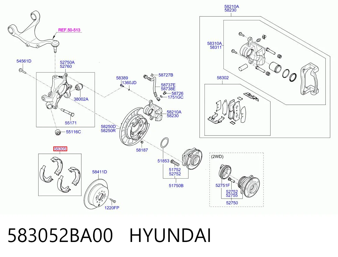 583052BA00 Hyundai/Kia