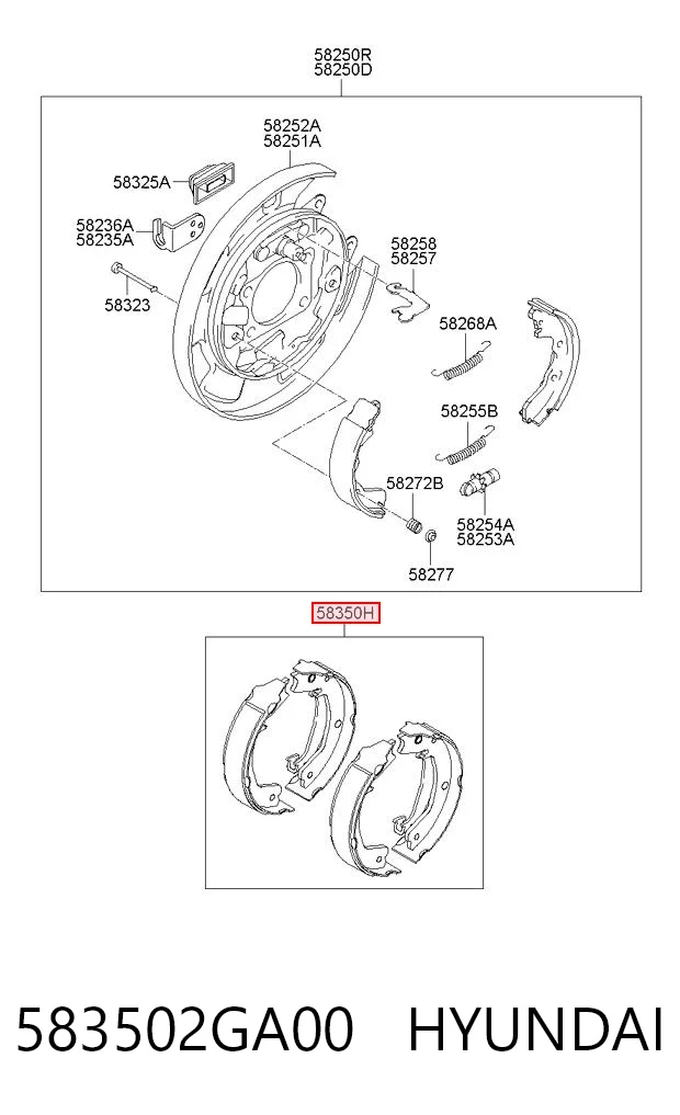 583502GA00 Hyundai/Kia