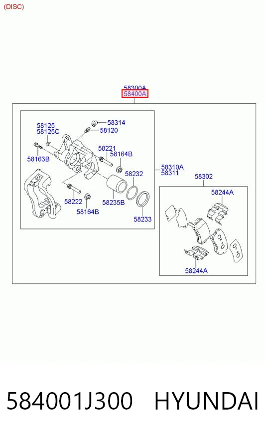 584001J300 Hyundai/Kia