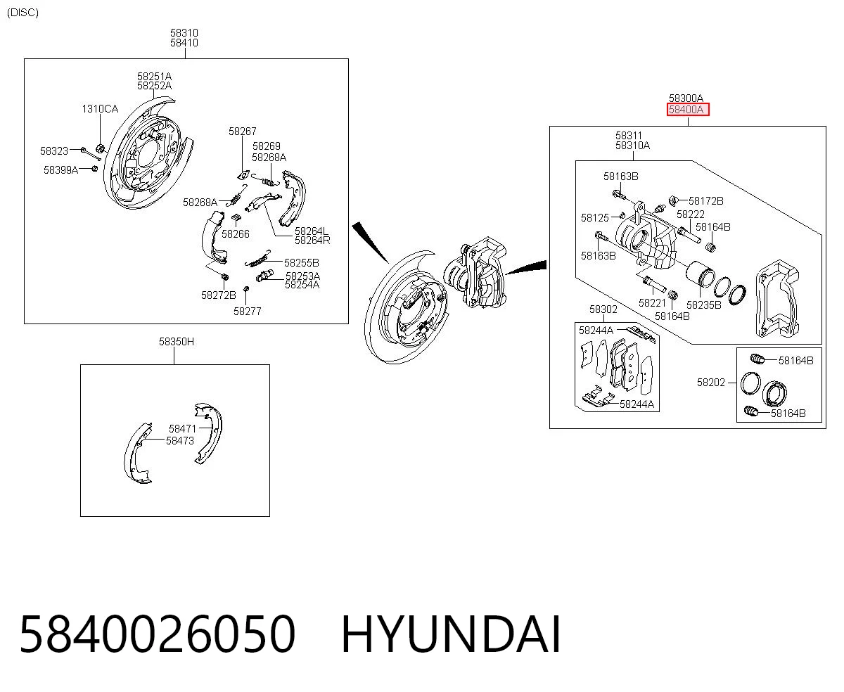 5840026050 Hyundai/Kia