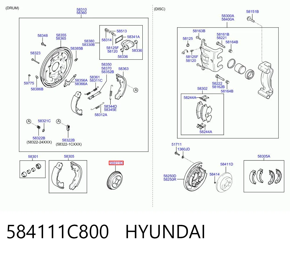 584111C800 Hyundai/Kia
