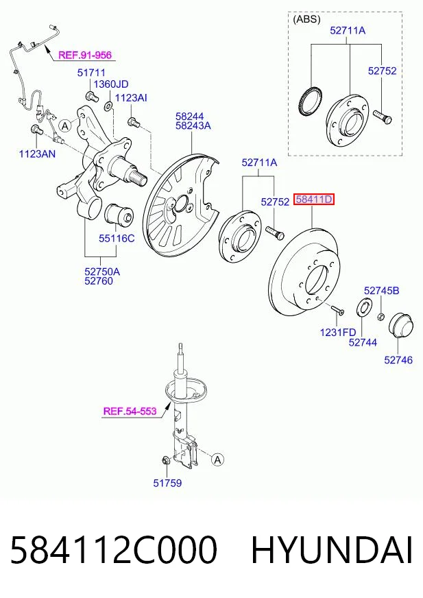 584112C000 Hyundai/Kia