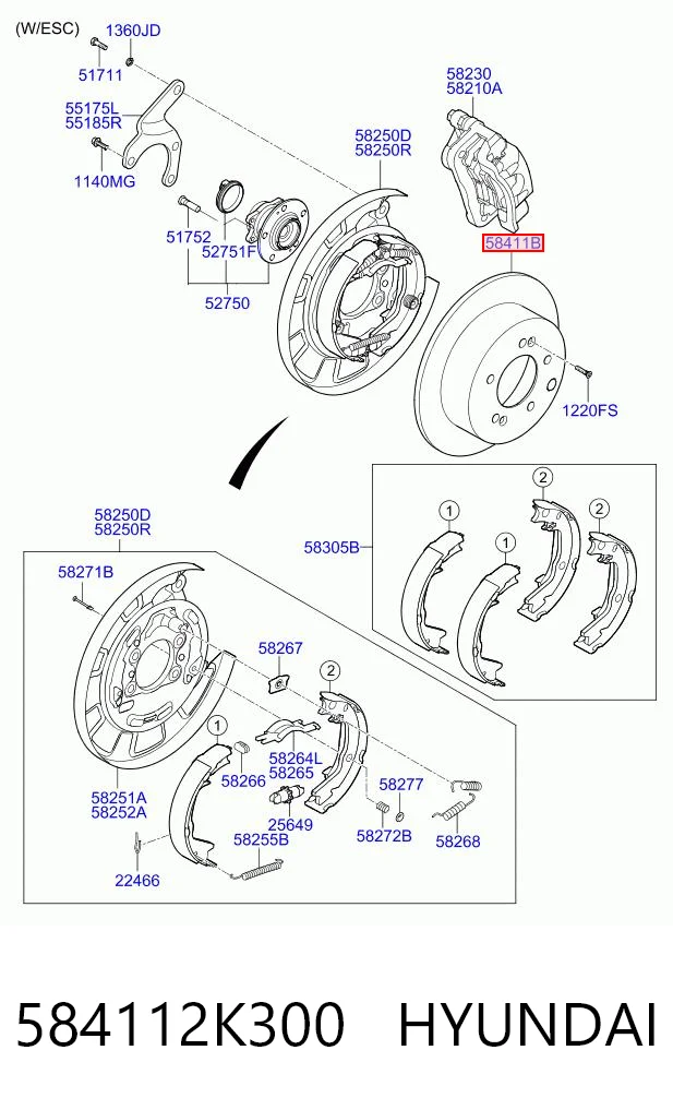584112K300 Hyundai/Kia