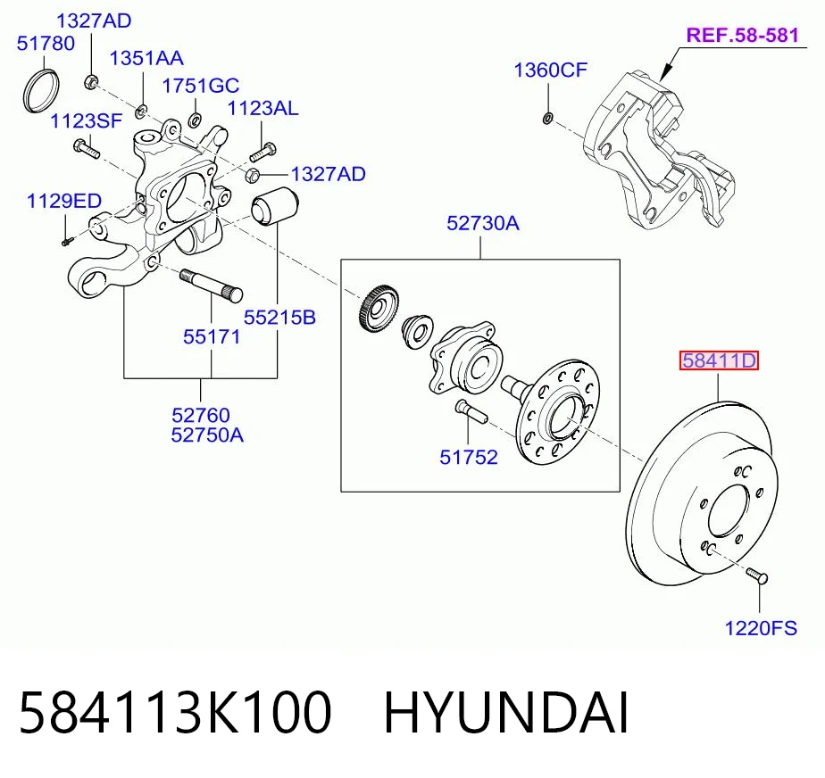 584113K100 Hyundai/Kia