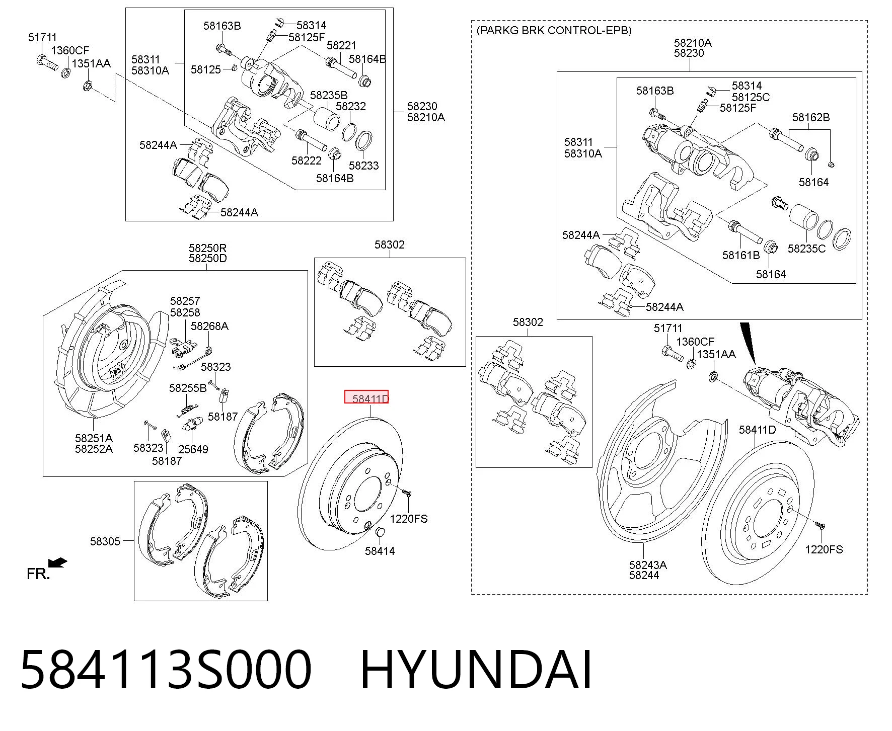 584113S000 Hyundai/Kia