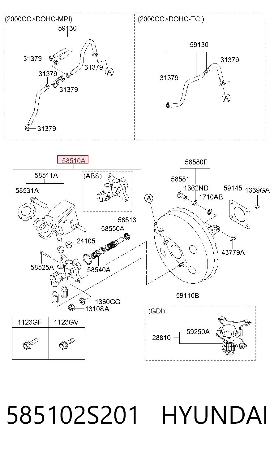 585102S201 Hyundai/Kia