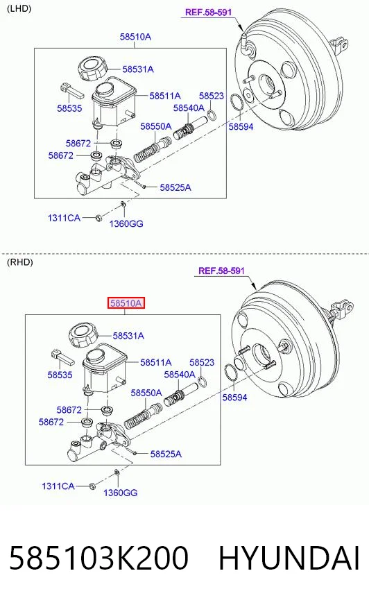 585103K200 Hyundai/Kia