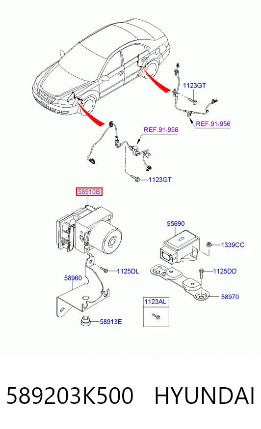 589203K500 Hyundai/Kia