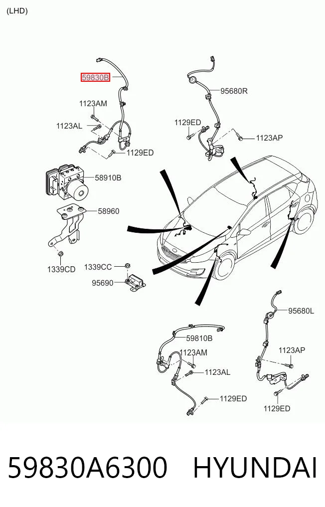 59830A6300 Hyundai/Kia