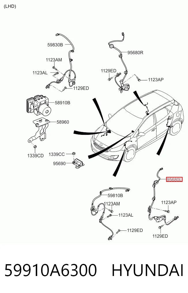 59910A6300 Hyundai/Kia