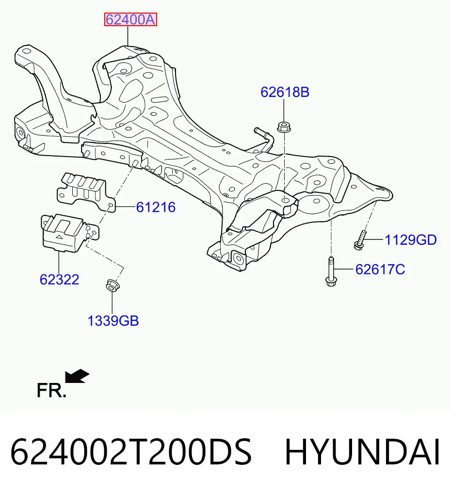 Korpus osi przedniej do KIA Optima III TF